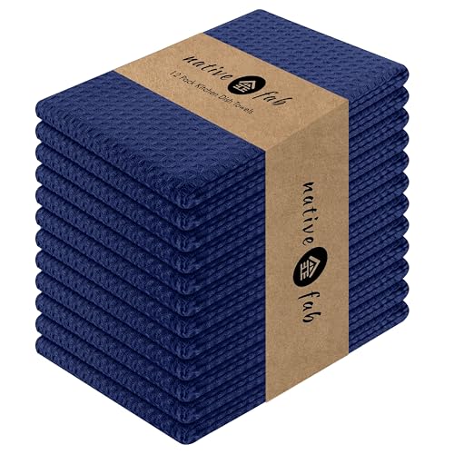 Waffle Kitchen Towels (12 Count)