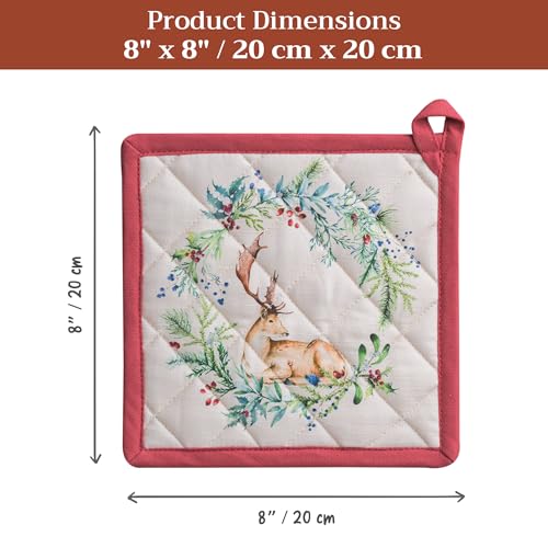 Pot Holders 100% Cotton Potholders (2 Count)