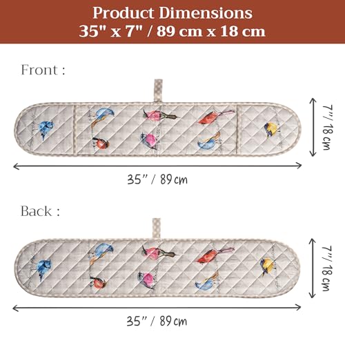 Double Oven Mitts 100% Cotton Double Oven Glove