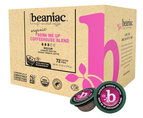 Organic Bean Me Up Coffeehouse Blend (72 Count)