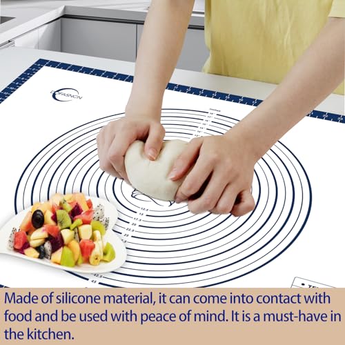 Silicone Pastry Mat Dough Baking Bread Sourdough Fondant Pie Dough Pizza