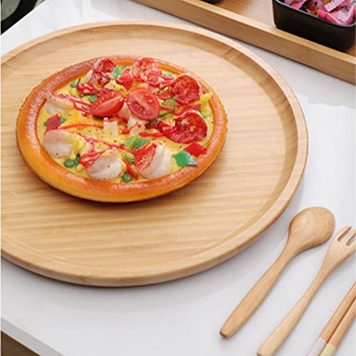 Round Bamboo Tray