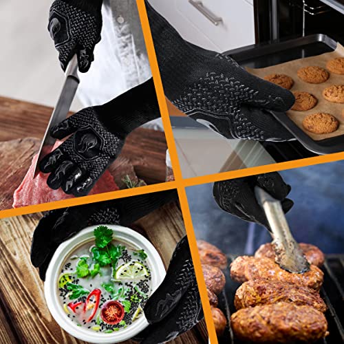 BBQ Gloves 1472F Heat Resistant Non (2 Count)