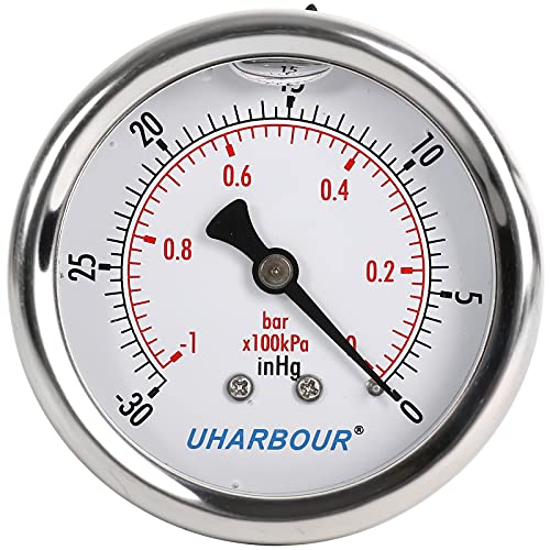 Glycerin Vacuum Pressure Gauge