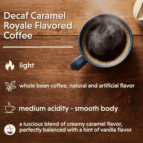 Decaf Caramel Royale Flavored (40 Ounce)