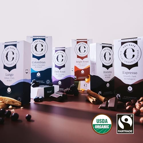 Organic Coffee Pods Variety Pack Compatible with Nespresso Original Line Machines (50 Count)