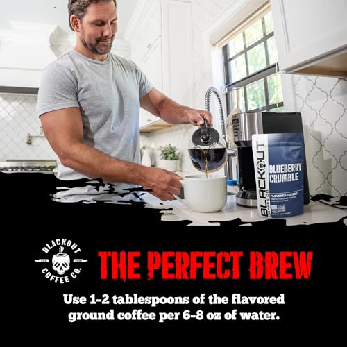 Blackout Coffee Blueberry Crumble Ground Coffee (12 Ounce)