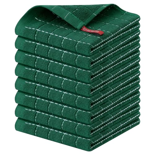 100% Cotton Terry Kitchen Dish Cloths (8 Count)