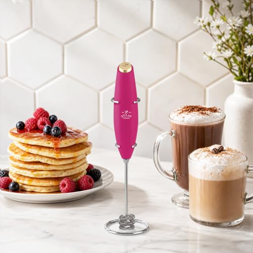 Powerful Milk Frother Wand With Duracell Batteries