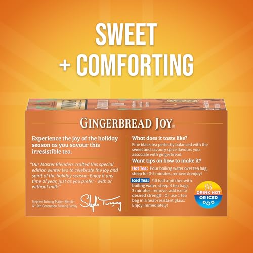 Gingerbread Joy Holiday Black Tea Bags (120 Count)