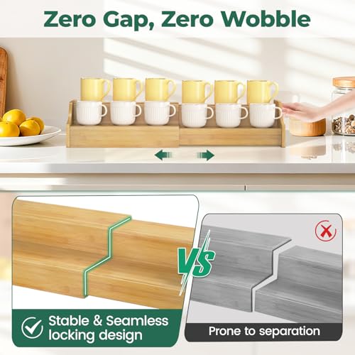 Coffee Mug Cup Holder Rack for Cabinets Countertop