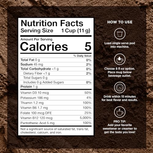 Vanilla Flavored Mushroom Coffee Pods (16 Count)