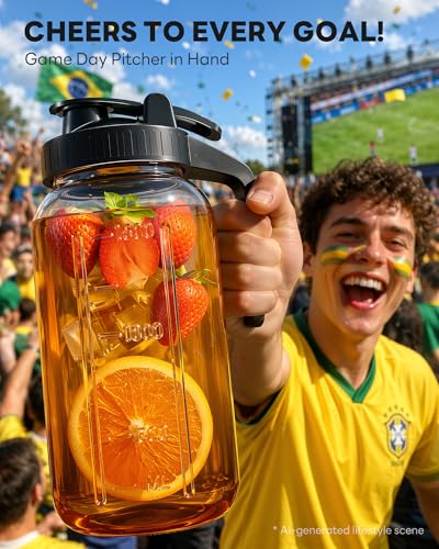64oz Mason Jar Pitcher