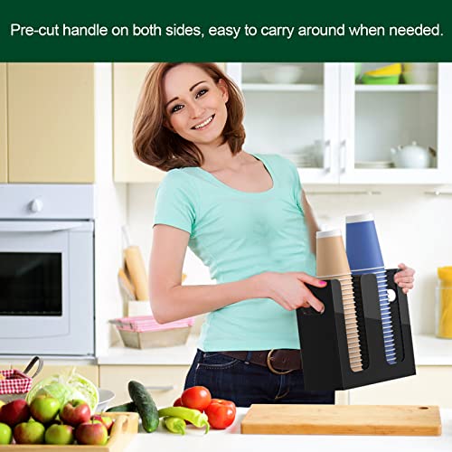 Disposable Coffee Cup Dispenser with Handles