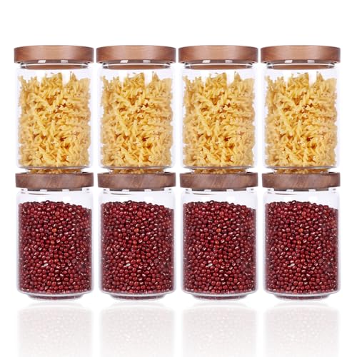 Stackable Kitchen Canisters Set of 8