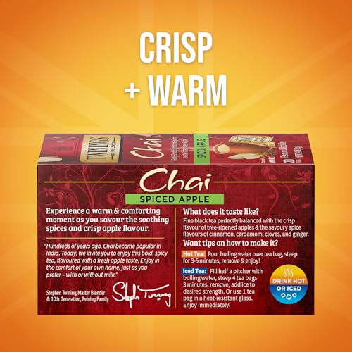 Spiced Apple Chai Black Tea Bags (120 Count)
