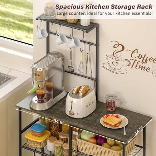 Bakers Rack with Power Outlet