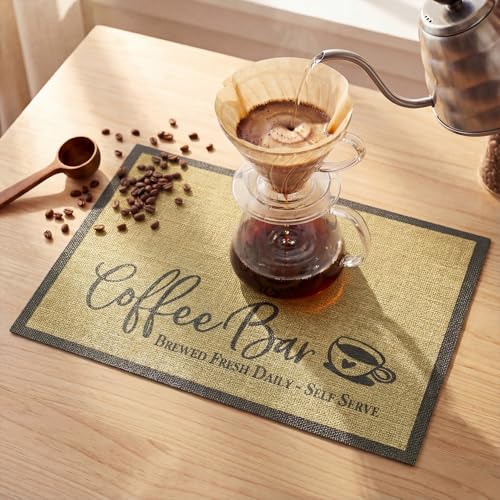 Coffee Bar Mat Set of 2 (2 Count)