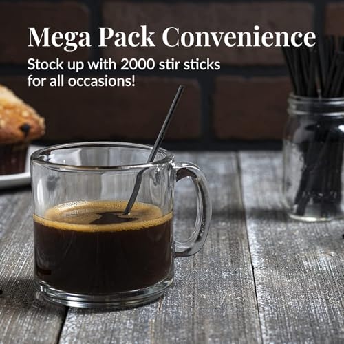 Plastic Coffee Stirrers (2000 Count)
