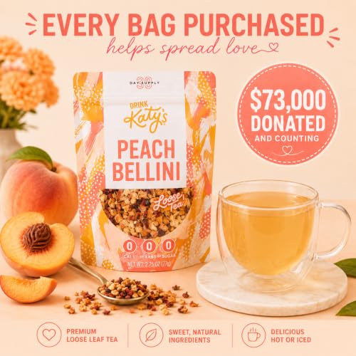 Katy’s Peach Bellini Loose Tea (2.75 Ounce)