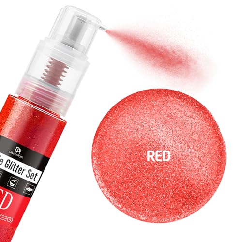 Red Edible Glitter Spray