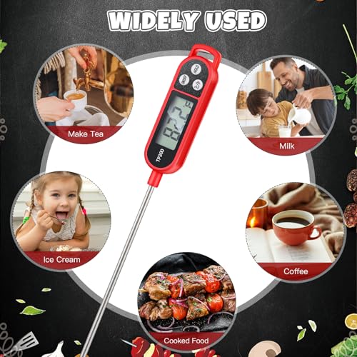 6 Pcs Food Thermometer Instant Read Probe BBQ (6 Count)