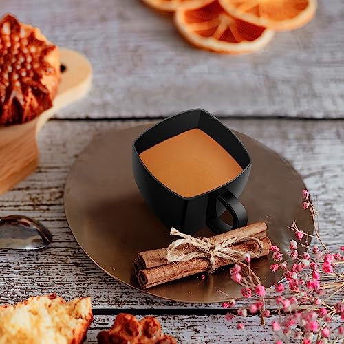 100 Pcs Mini Disposable Tea Cups with Handle (100 Count)