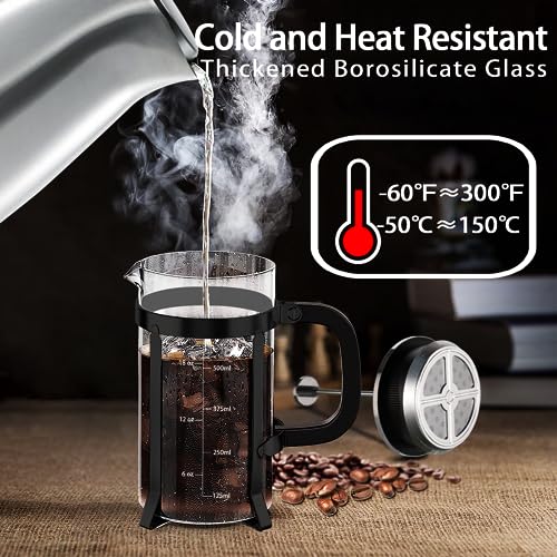 French Press Coffee Maker 304 Stainless Steel Coffee Press