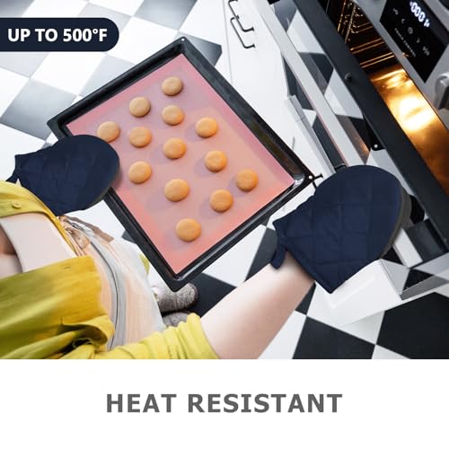 1 Pair Short Oven Mitts