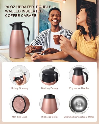 70 oz Thermal Coffee Carafe for keeping hot