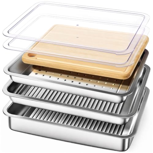 Grilling Prep and Serve Trays