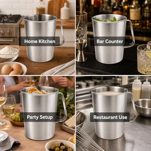 64Oz 8Cup Stainless Steel Pitcher