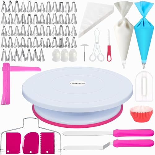 200PCs Cake Decorating Supplies Kit for Beginners (200 Count)