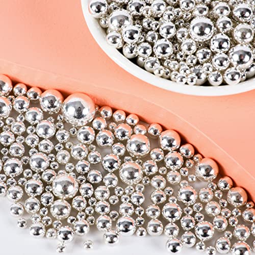 Silver Pearl Sugar Sprinkles (4.58 Ounce)