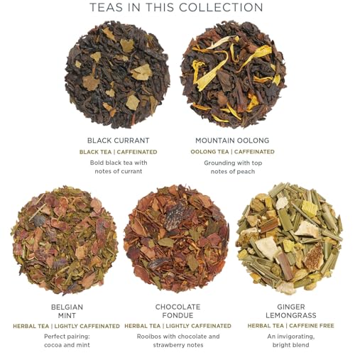 Tea Sampler 20 Pyramid Infuser Bags (20 Count)