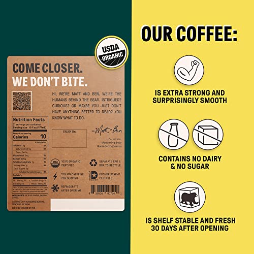 Straight Black Organic Cold Brew Coffee On Tap (128 Fl Oz)
