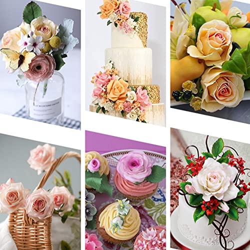 23pcs set Rose Petal Cutter Set Gum Paste Fondant Cake Cutters kitchen Supplies Baking Mould