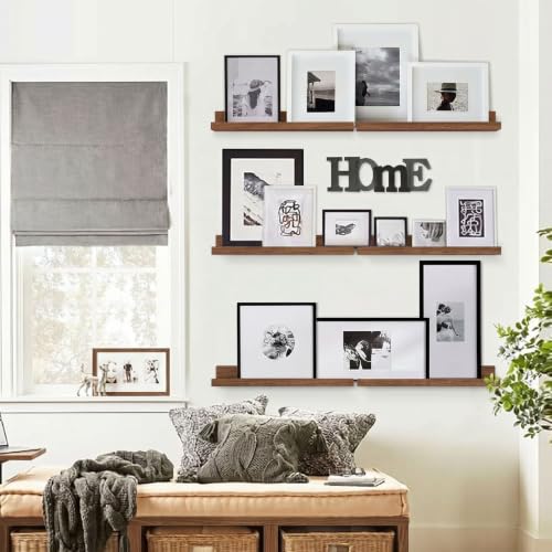 24 Inch Floating Shelves for Wall Set of 4 (4 Count)