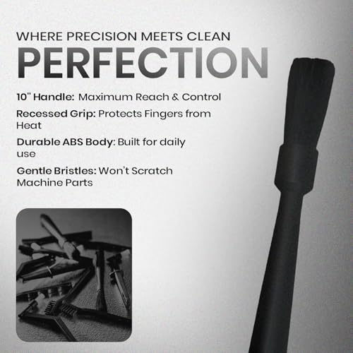 10 in Espresso Grinder Brush Coffee Cleaning Tool Handle