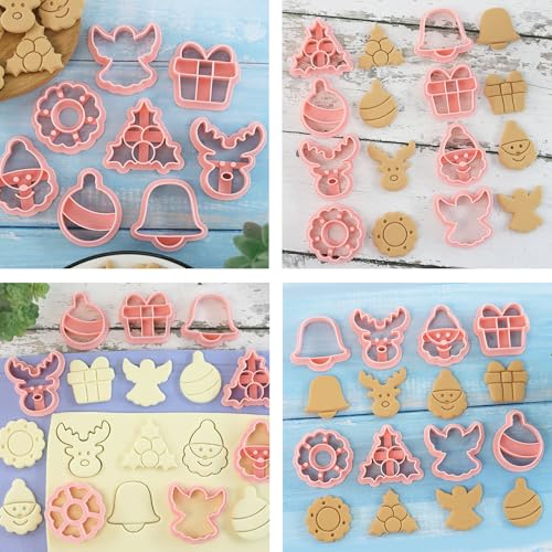 8Pcs Christmas Cookie Cutters (8 Count)