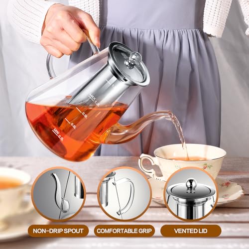 1500ml Glass Teapot