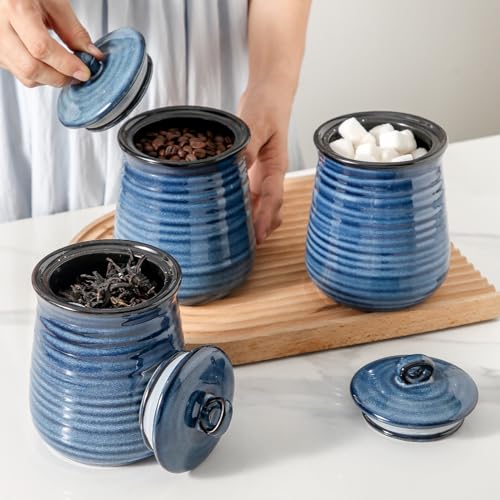 Ceramic Food Storage Jars (3 Count)