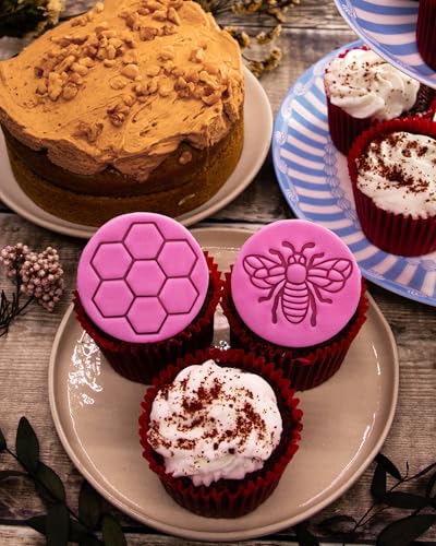 Queen Bee Mini 2" Cookie Cutter & Stamp Set