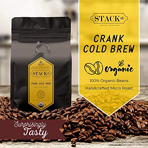 Organic Cold Brew Coffee Coarse Ground 1 LB (16 Ounce)