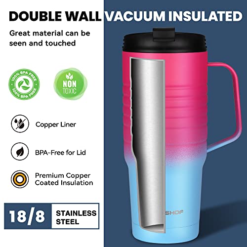 24 oz Travel Mug with Handle