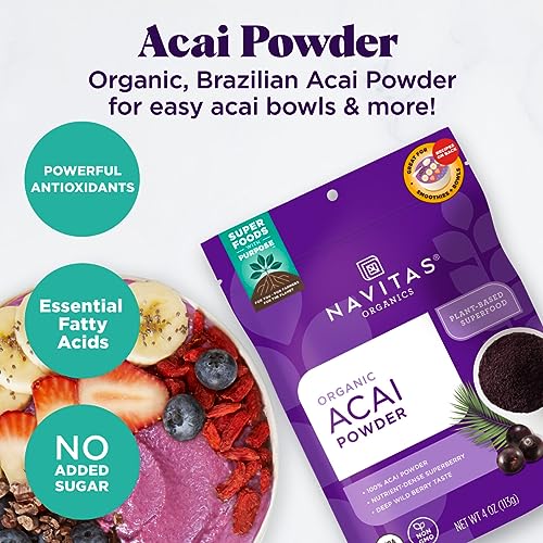 Acai Powder for Smoothie Bowls (4 Ounce)