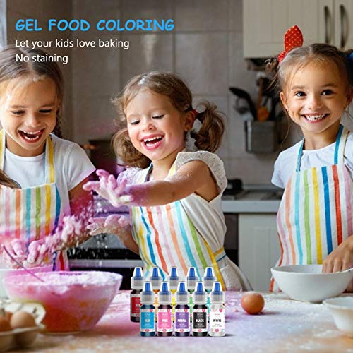 Food Coloring Gel Cake Decorating Set (2.5 Fl Oz)