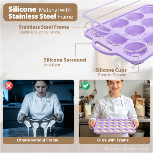 Silicone Muffin Pan Set (2 Count)