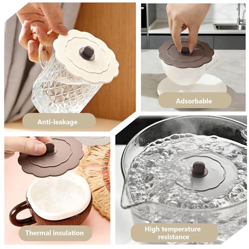 3 Pack Silicone Cup Covers (3 Count)