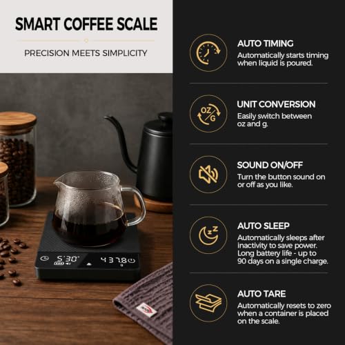 Espresso Coffee Scale with Timer
